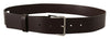 Dolce & Gabbana Elegant Dark Brown Leather Belt