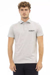 Baldinini Trend Gray Cotton Men Polo