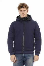 Baldinini Trend Blue Polyester Men Jacket - ACCEXO