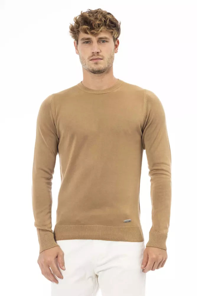 Baldinini Trend Beige Modal Men Sweater - ACCEXO