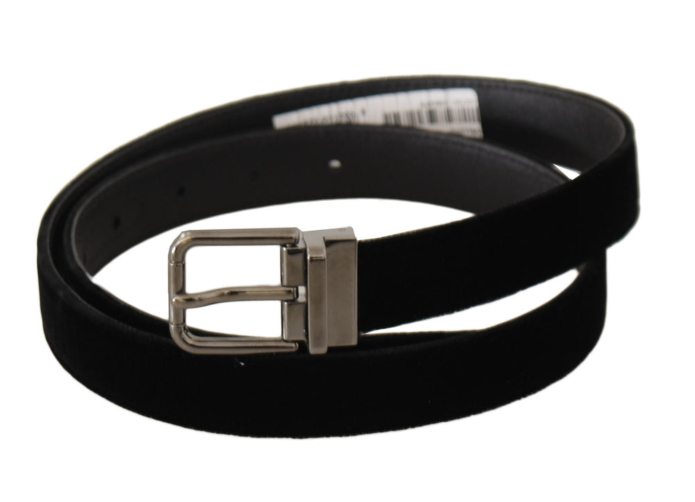 Dolce & Gabbana Elegant Velvet Designer Belt