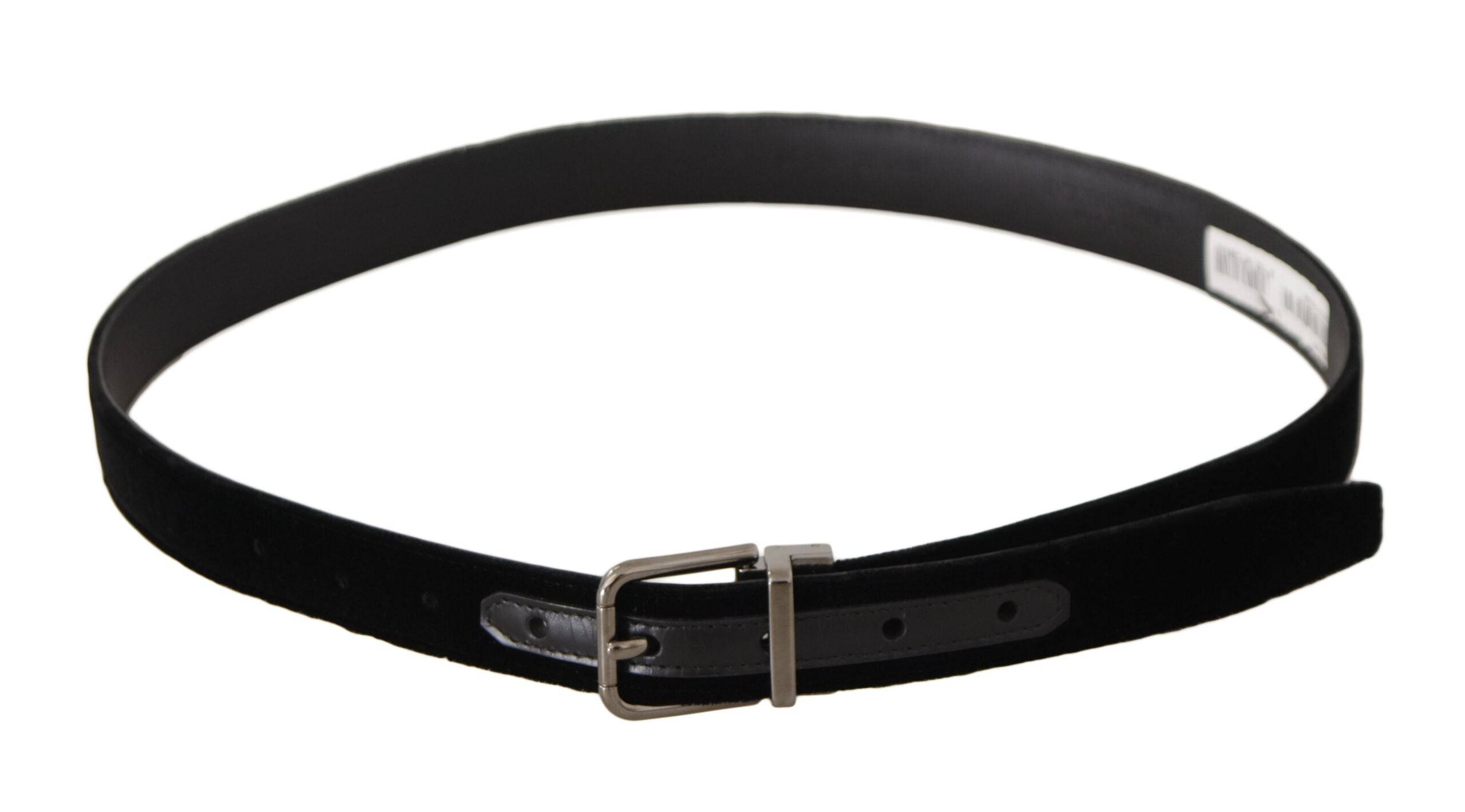 Dolce & Gabbana Elegant Velvet Designer Belt - ACCEXO