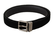 Dolce & Gabbana Elegant Velvet Designer Belt - ACCEXO