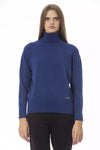 Baldinini Trend Blue Wool Women Sweater