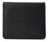 Dolce & Gabbana Elegant Leather Bifold Coin Purse Wallet