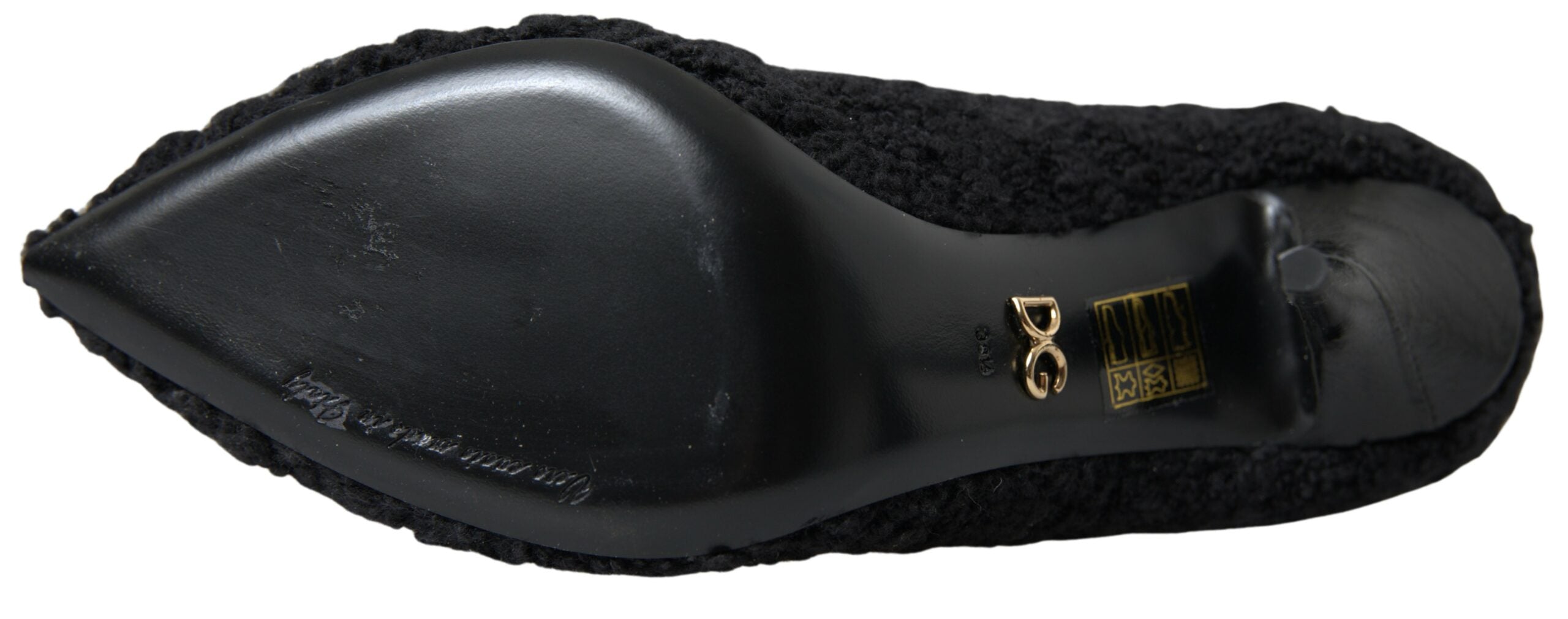 Dolce & Gabbana Elegant Virgin Wool Mid Calf Boots - ACCEXO