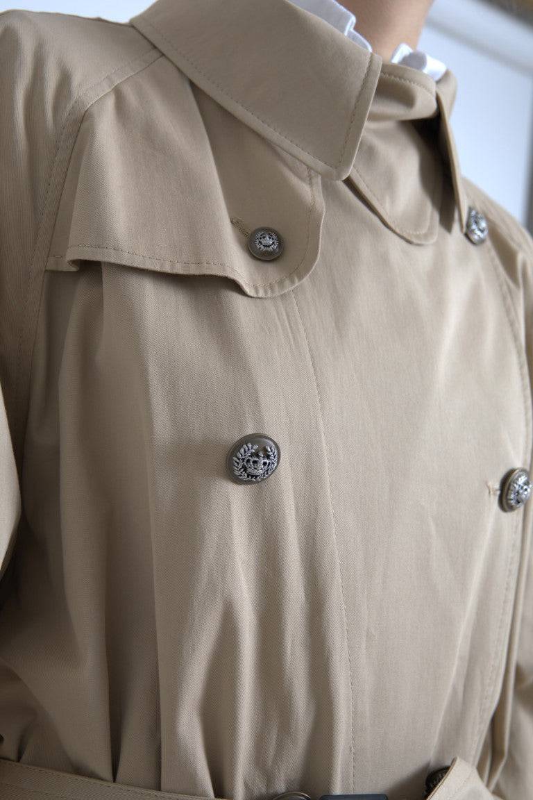 Dolce & Gabbana Elegant Double Breasted Trench Coat - ACCEXO