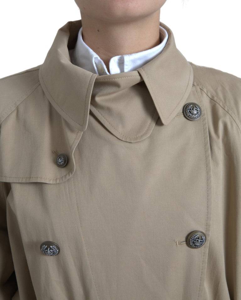 Dolce & Gabbana Elegant Double Breasted Trench Coat - ACCEXO