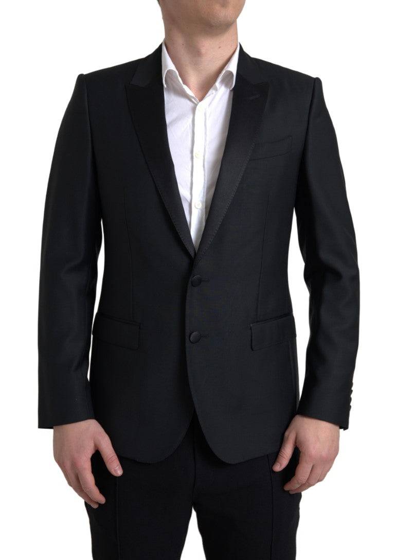Dolce & Gabbana Exquisite Slim Fit Wool-Blend Blazer - ACCEXO