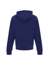 Balmain Elegant Navy Blue Monogram Hoodie