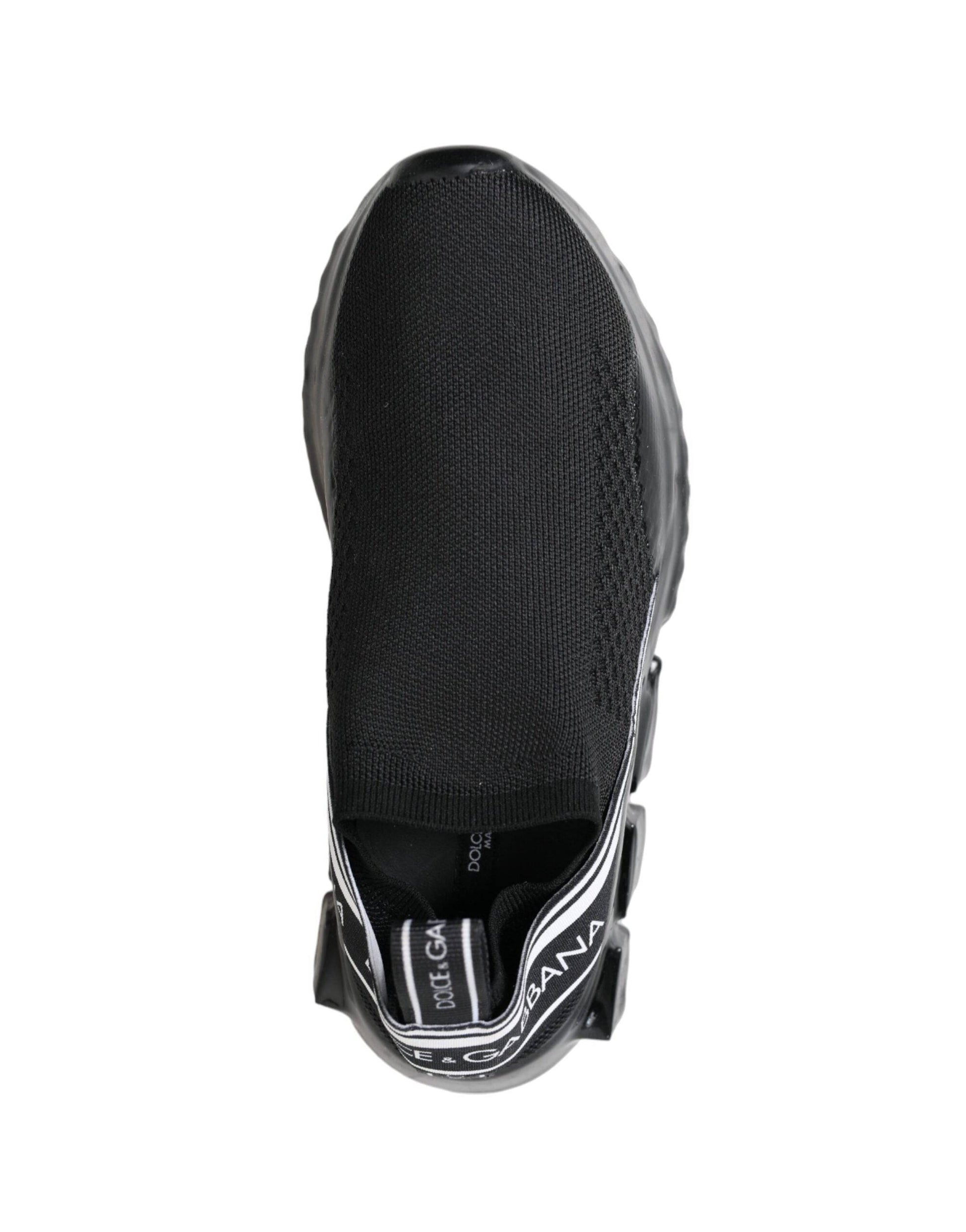Dolce & Gabbana Chic Monochrome Sorrento Sneakers - ACCEXO