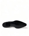 Dolce & Gabbana Elegant Black Leather Formal Flats