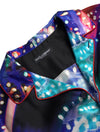 Dolce & Gabbana Psychedelic Print Silk Pajama Shirt