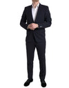 Dolce & Gabbana Sleek Dark Blue Martini Slim Fit Suit