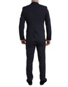 Dolce & Gabbana Sleek Dark Blue Martini Slim Fit Suit