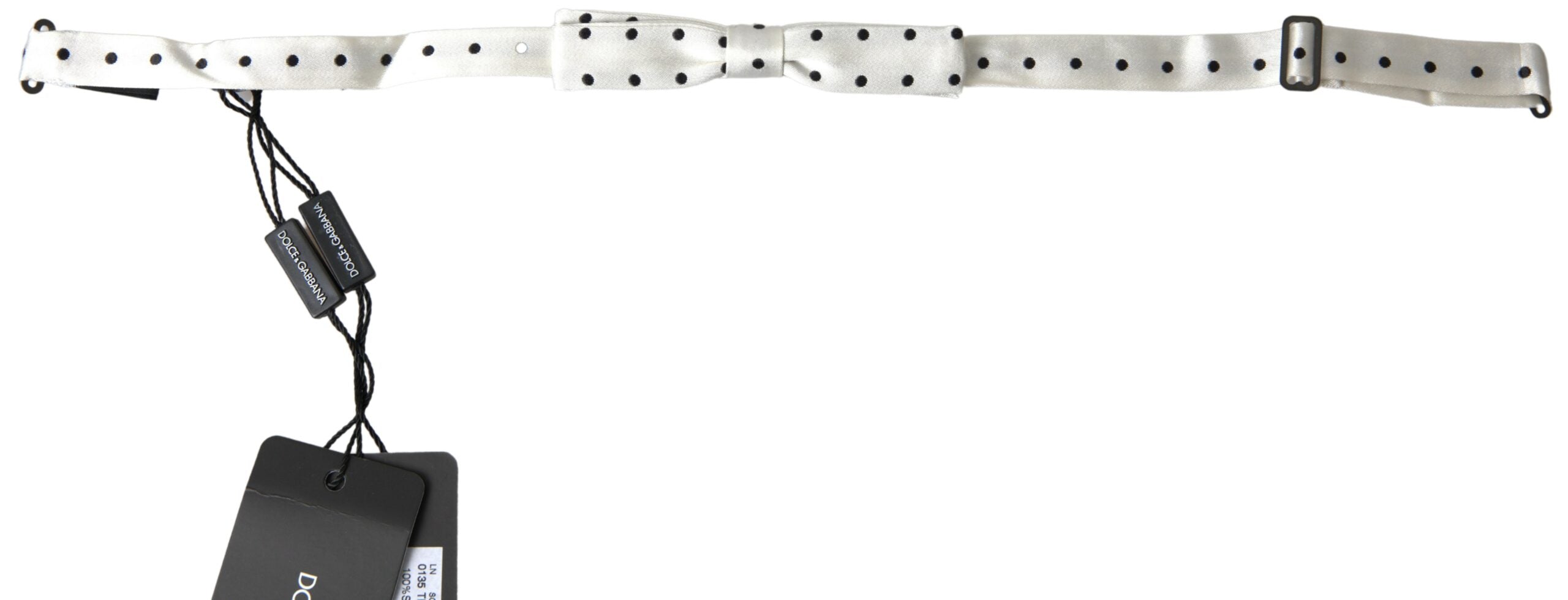 Dolce & Gabbana Stylish Polka Dot Silk Bow Tie - ACCEXO