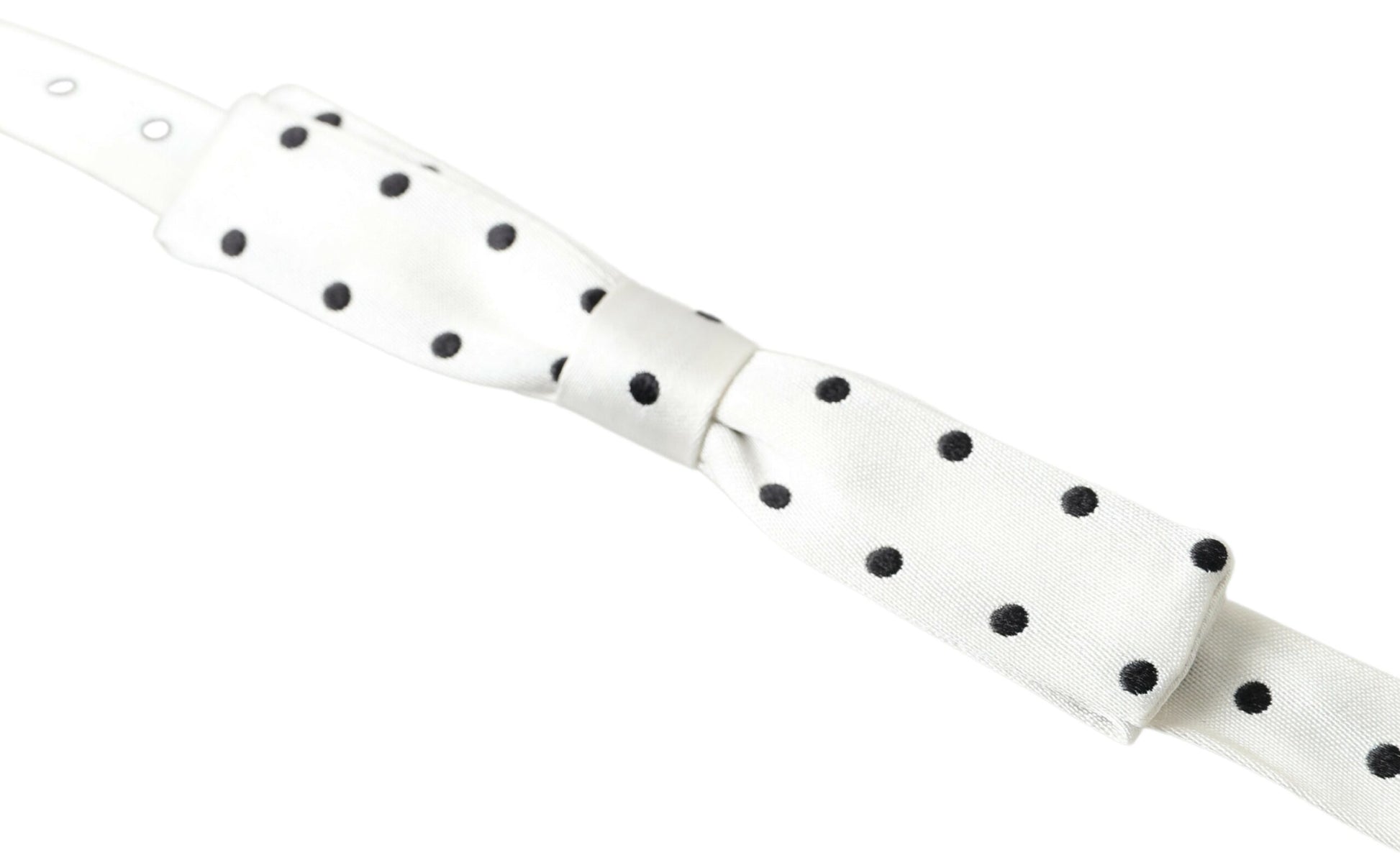 Dolce & Gabbana Stylish Polka Dot Silk Bow Tie - ACCEXO