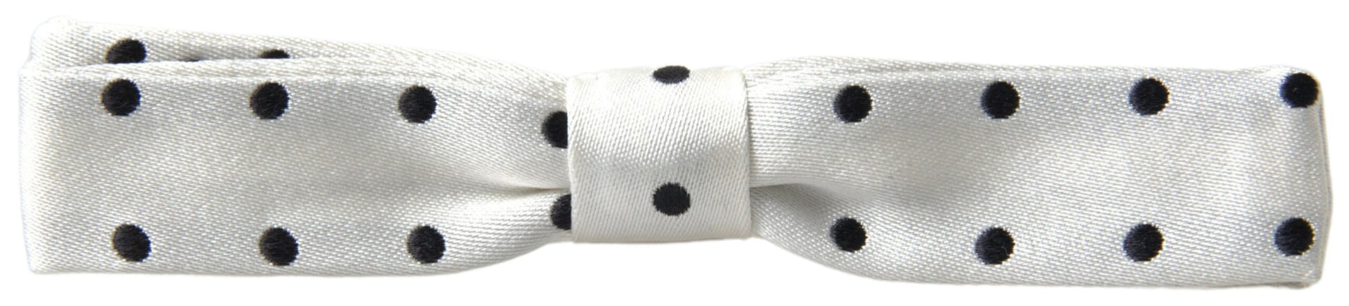 Dolce & Gabbana Stylish Polka Dot Silk Bow Tie - ACCEXO