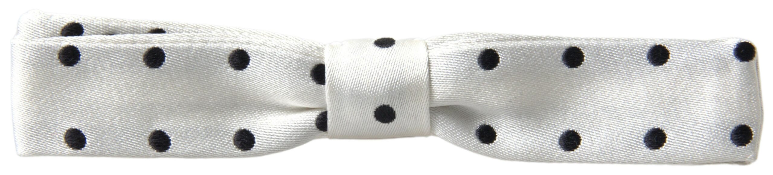 Dolce & Gabbana Stylish Polka Dot Silk Bow Tie - ACCEXO
