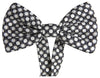 Dolce & Gabbana Elegant Silk Black and White Circle Bow Tie