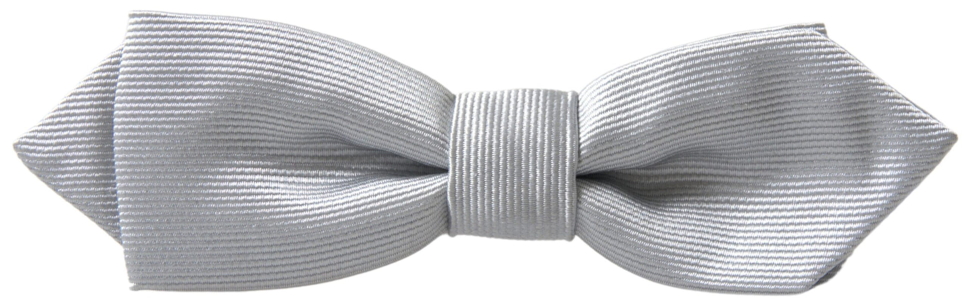 Dolce & Gabbana Elegant Silk Bow Tie in Grey - ACCEXO