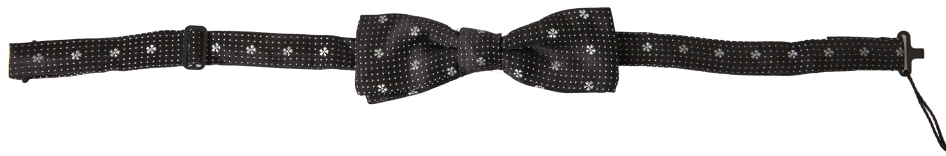 Dolce & Gabbana Elegant Black Silk Bow Tie - ACCEXO