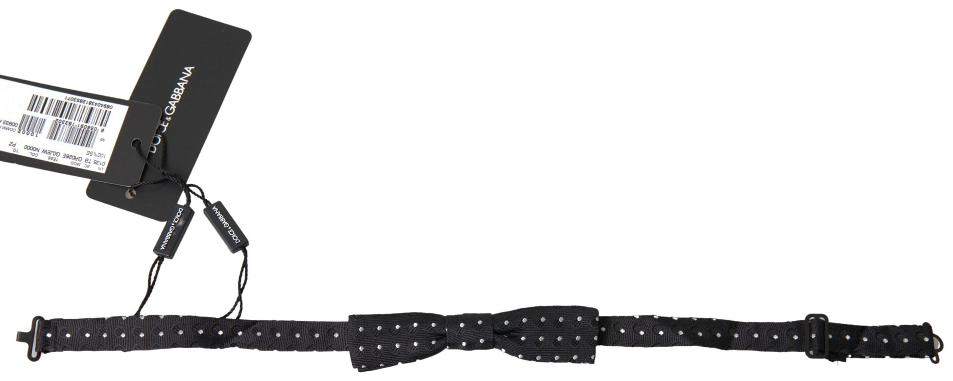 Dolce & Gabbana Elegant Silk Bow Tie for Sophisticated Evenings - ACCEXO