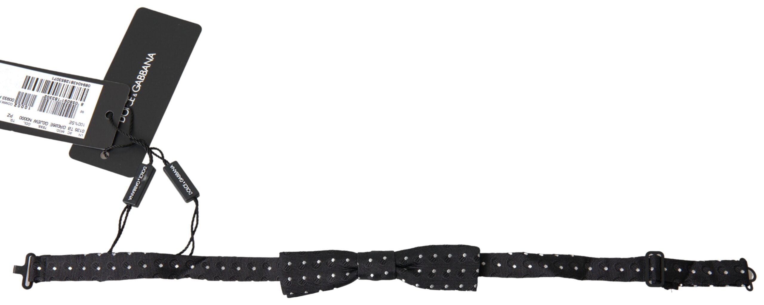 Dolce & Gabbana Elegant Silk Bow Tie for Sophisticated Evenings - ACCEXO