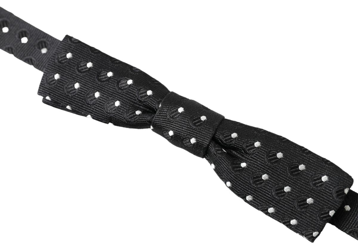 Dolce & Gabbana Elegant Silk Bow Tie for Sophisticated Evenings - ACCEXO