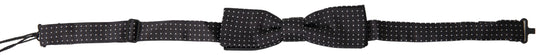 Dolce & Gabbana Elegant Silk Black Bow Tie