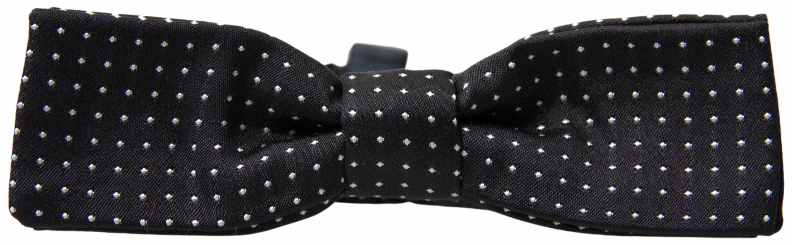 Dolce & Gabbana Elegant Silk Black Bow Tie - ACCEXO