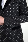 Dolce & Gabbana Elegant Geometric Patterned Slim Blazer