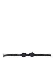 Dolce & Gabbana Elegant Silk Black Bow Tie for Sophisticated Style - ACCEXO