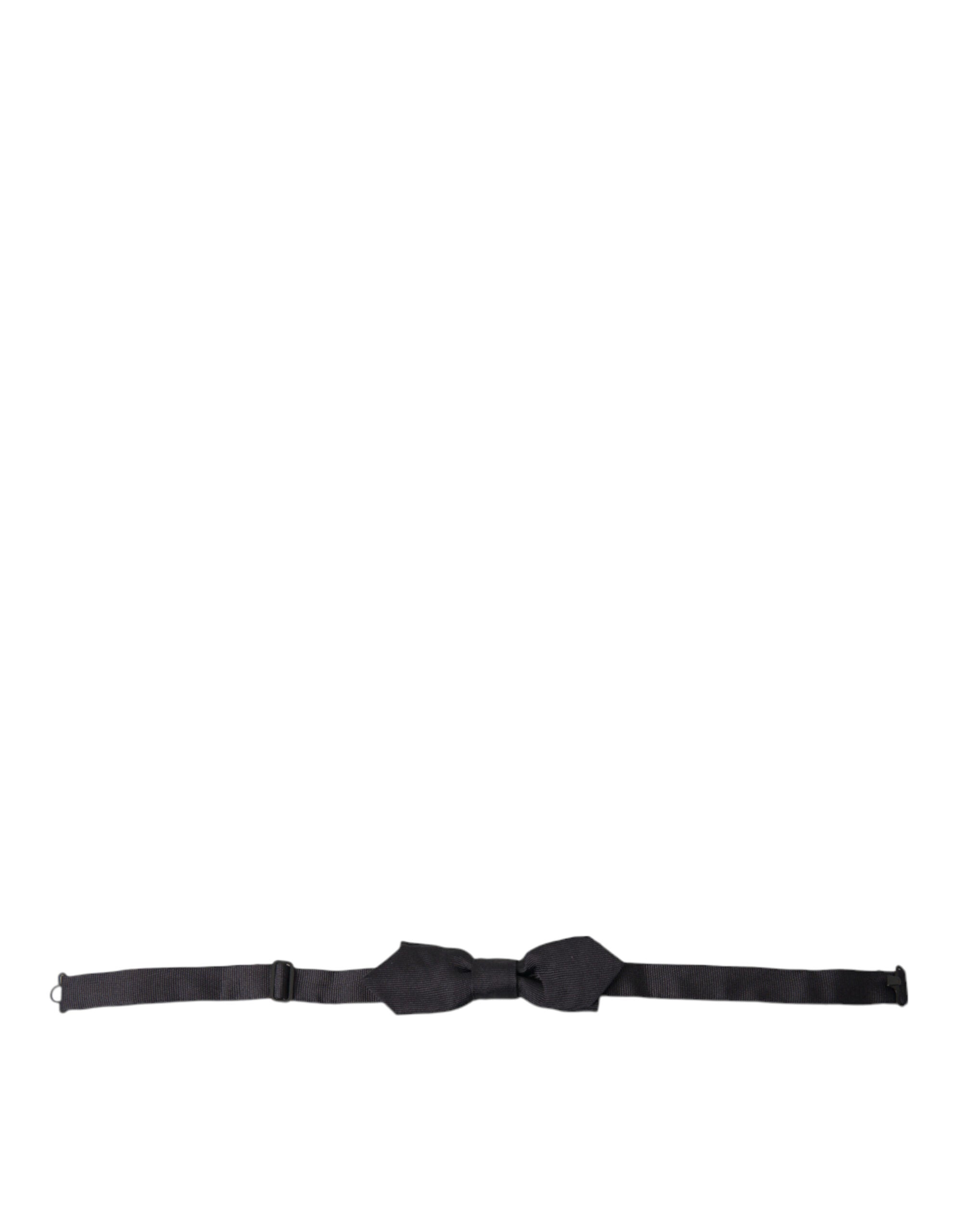 Dolce & Gabbana Elegant Silk Black Bow Tie for Sophisticated Style - ACCEXO