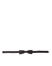 Dolce & Gabbana Elegant Brown Fantasy Silk Bow Tie - ACCEXO