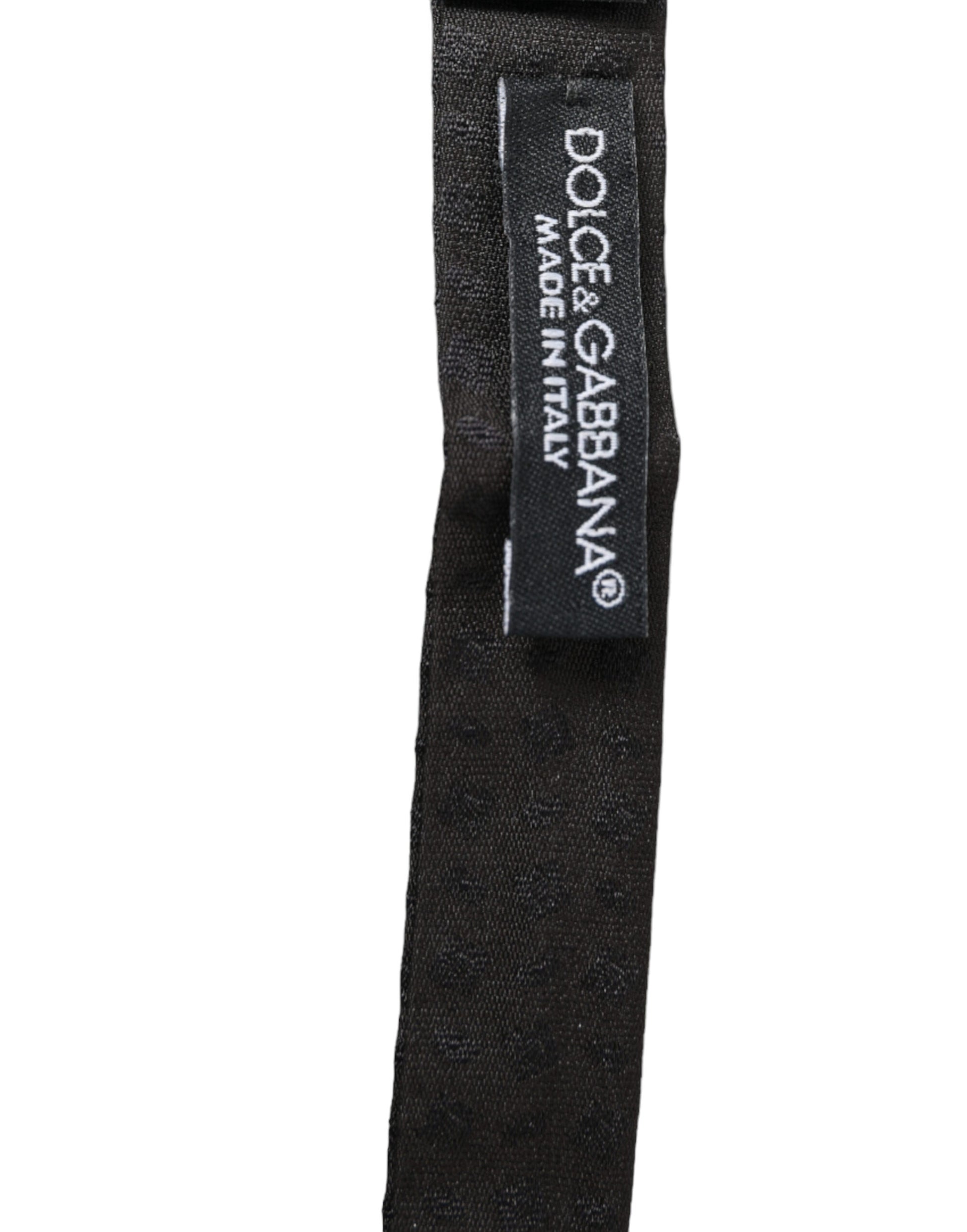 Dolce & Gabbana Elegant Brown Fantasy Silk Bow Tie - ACCEXO