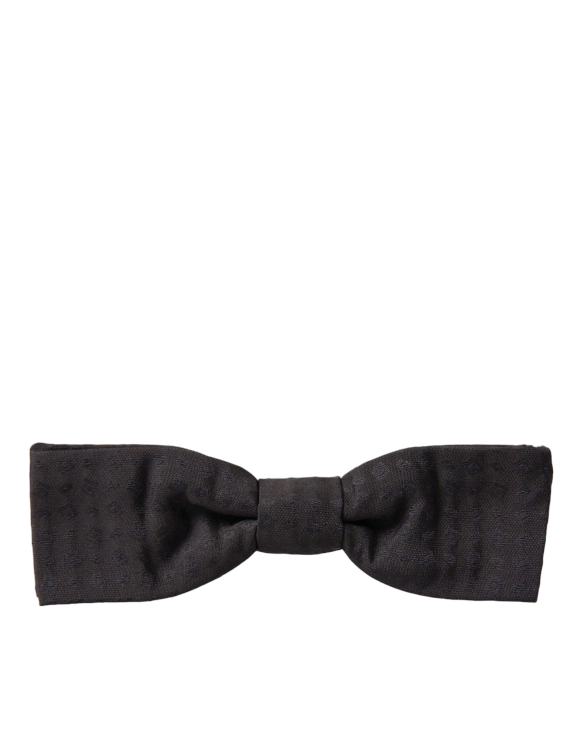 Dolce & Gabbana Elegant Brown Fantasy Silk Bow Tie - ACCEXO