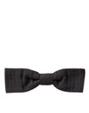 Dolce & Gabbana Elegant Brown Fantasy Silk Bow Tie