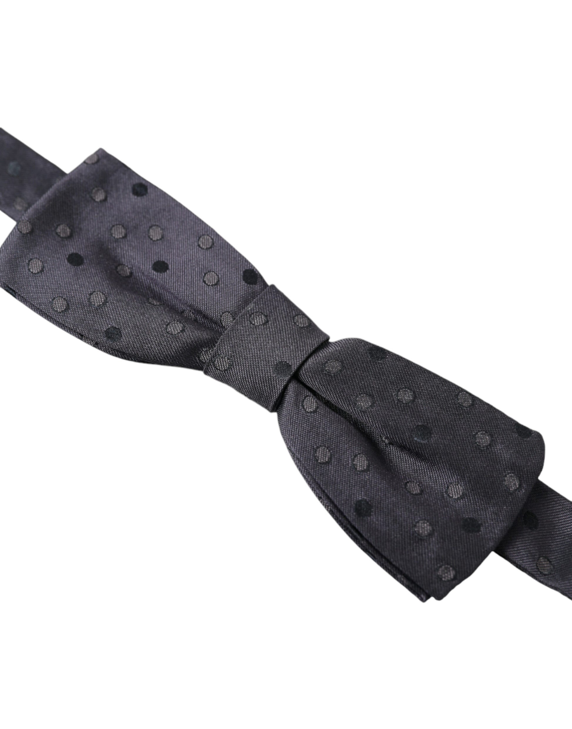 Dolce & Gabbana Elegant Polka Dot Silk Bow Tie - ACCEXO