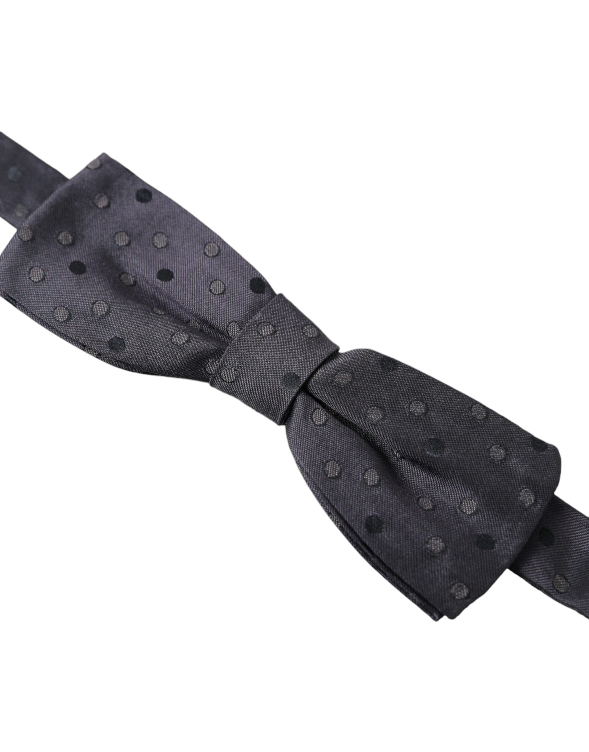 Dolce & Gabbana Elegant Polka Dot Silk Bow Tie - ACCEXO