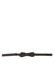 Dolce & Gabbana Elegant Brown Silk Blend Bow Tie - ACCEXO