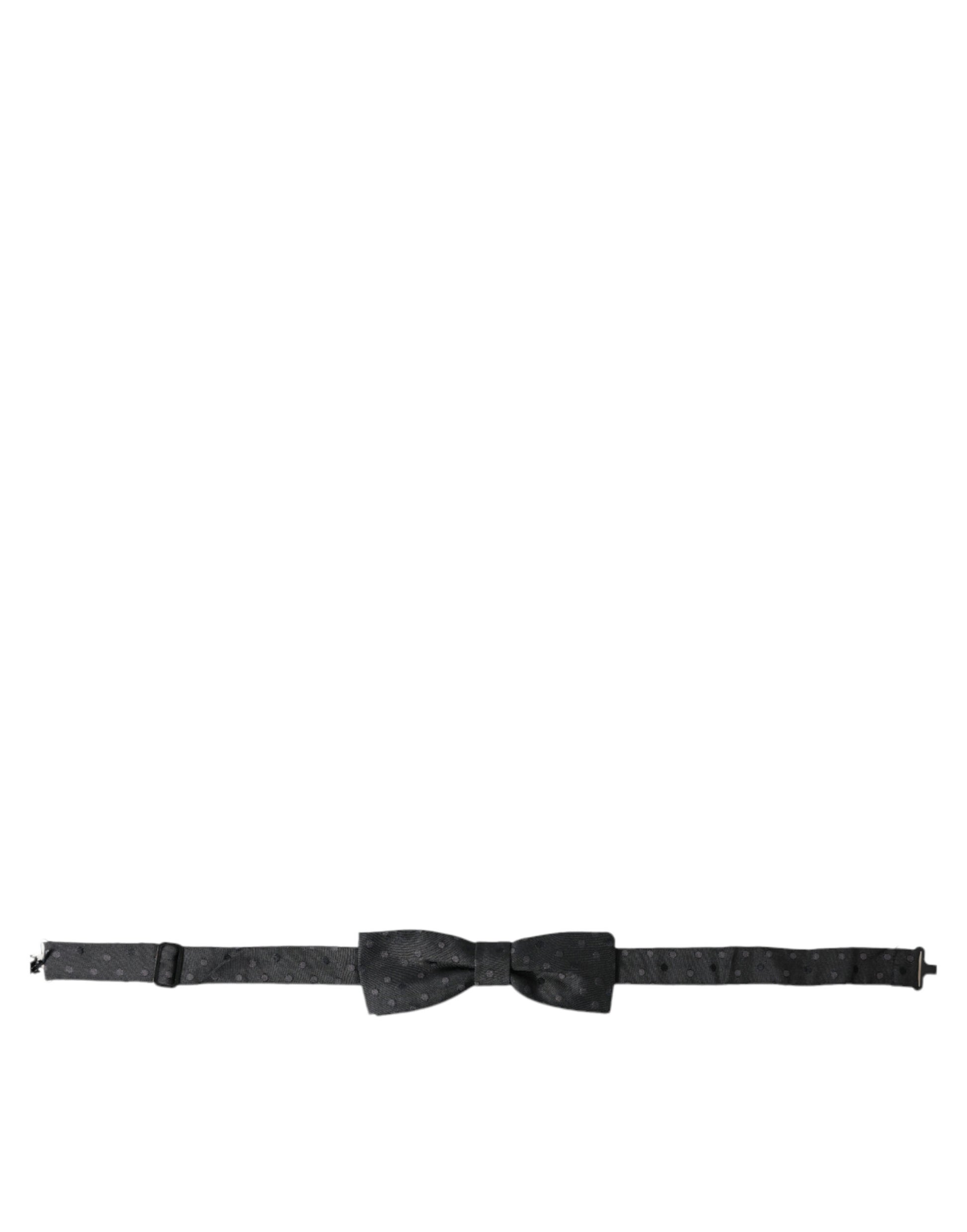Dolce & Gabbana Opulent Silk Polka Dot Bow Tie for Men - ACCEXO