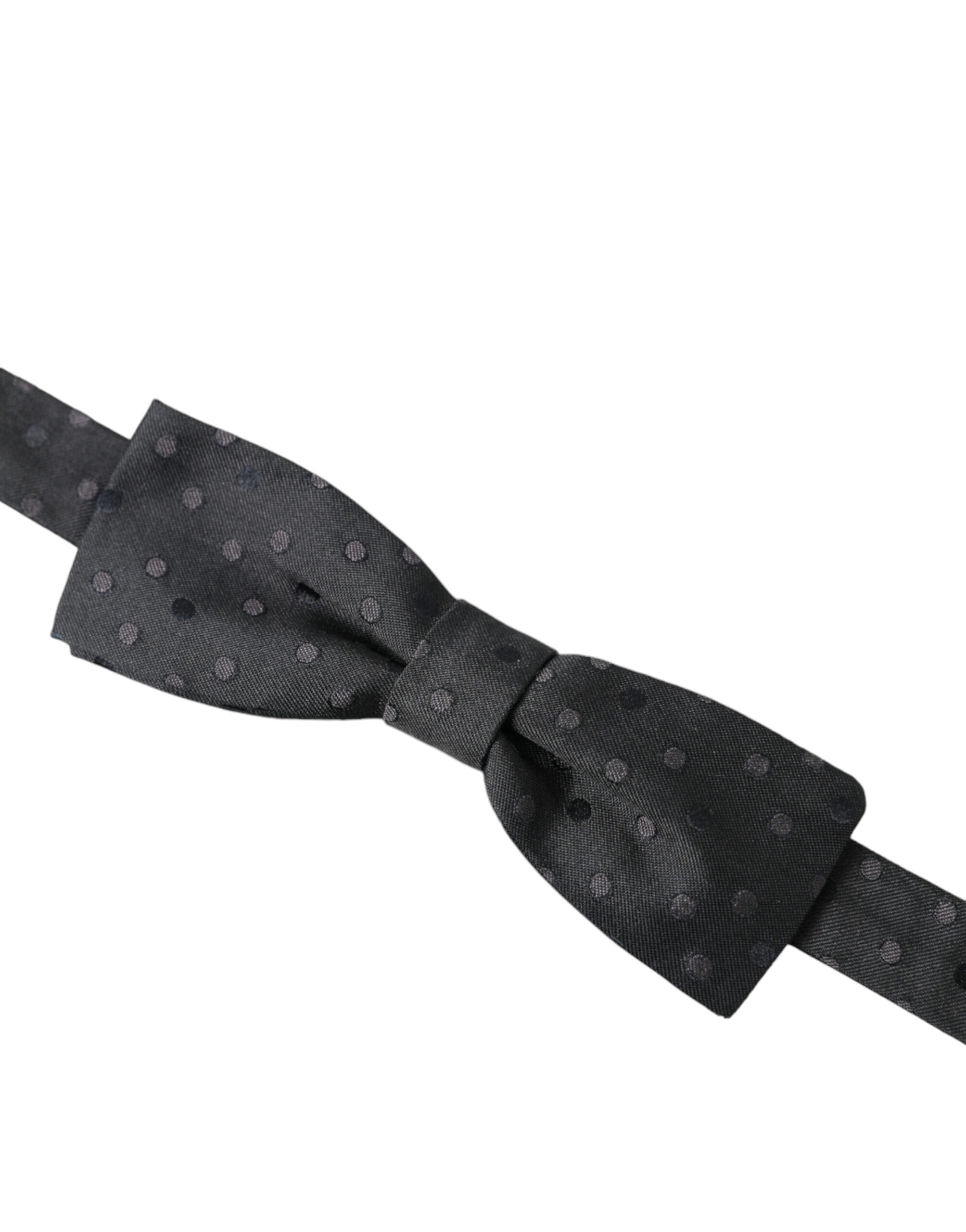 Dolce & Gabbana Opulent Silk Polka Dot Bow Tie for Men - ACCEXO