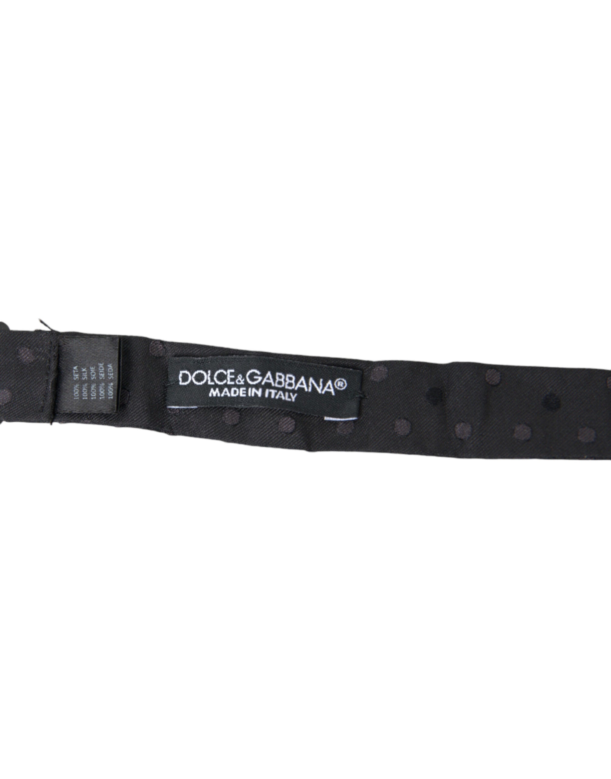 Dolce & Gabbana Opulent Silk Polka Dot Bow Tie for Men - ACCEXO
