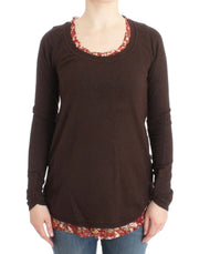 Cavalli Chic Crewneck Silk-Appliqué Sweater - ACCEXO