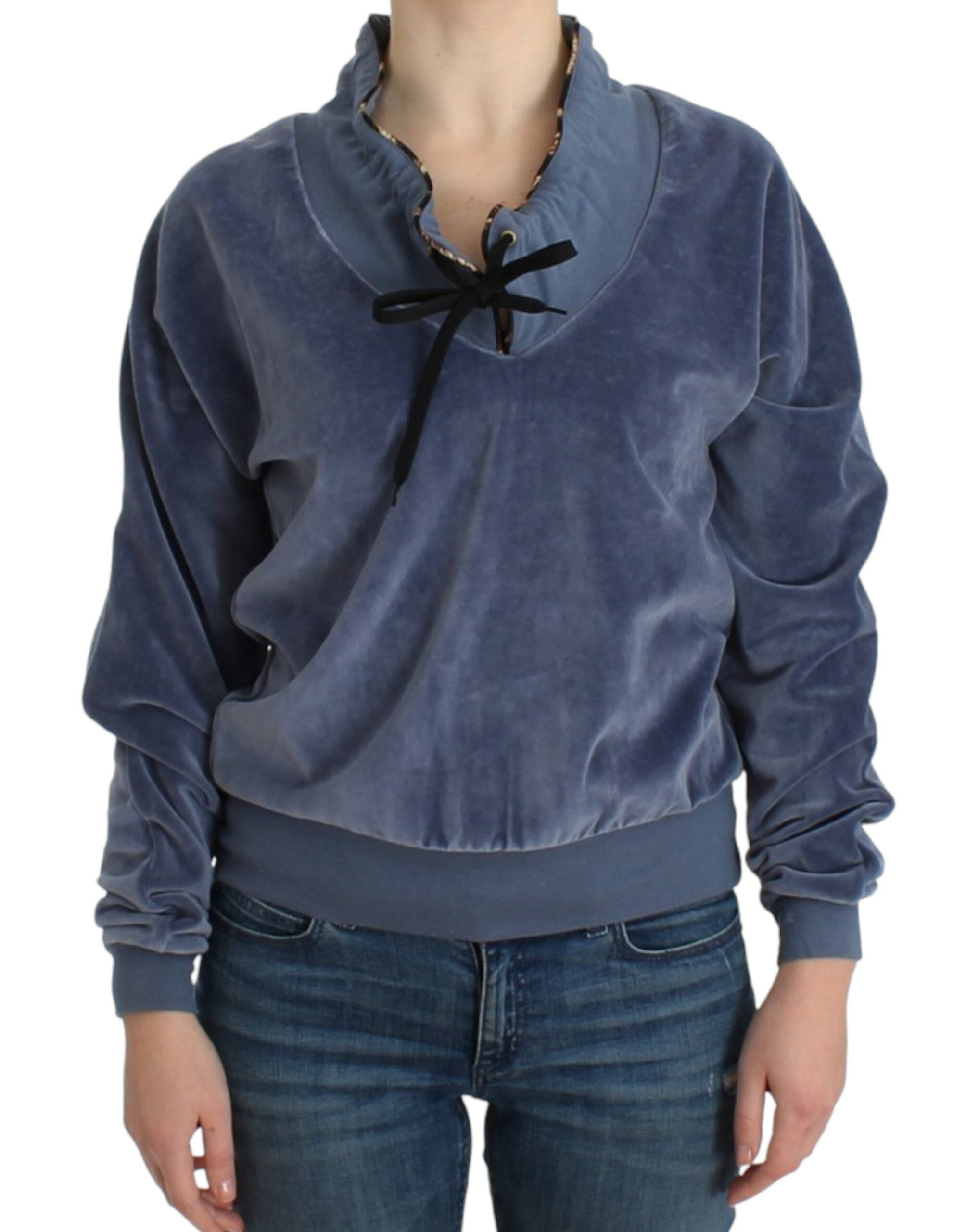 Cavalli Elegant Mock Sweater with Rhinestone Detail - ACCEXO