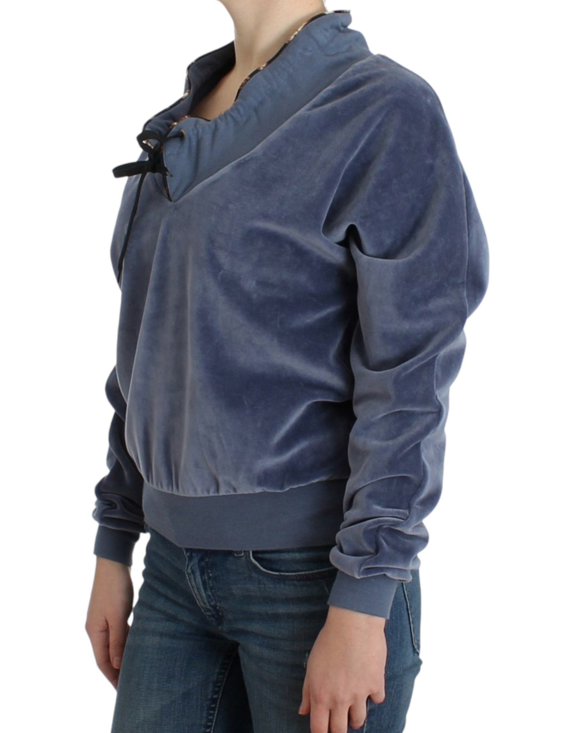 Cavalli Elegant Mock Sweater with Rhinestone Detail - ACCEXO
