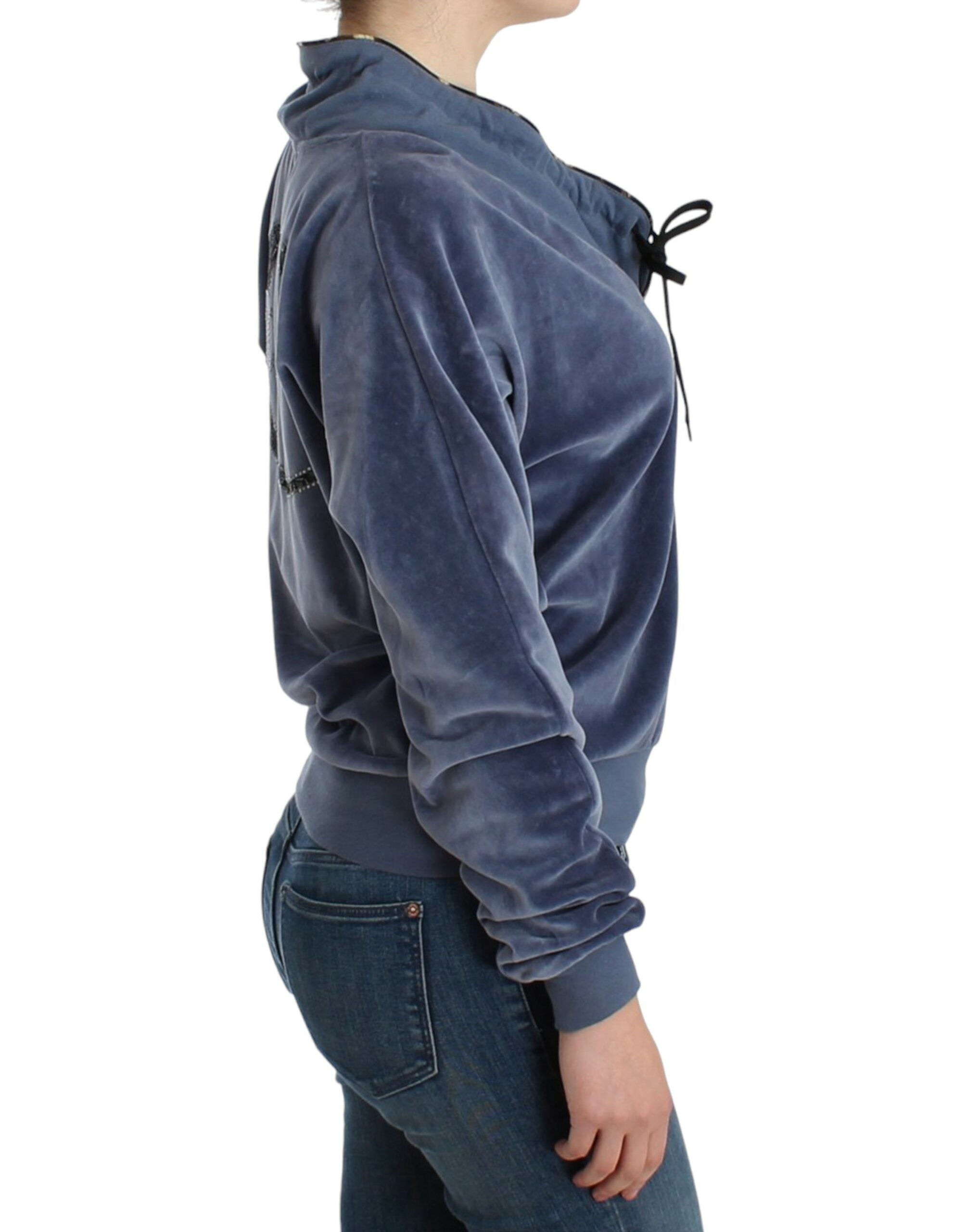 Cavalli Elegant Mock Sweater with Rhinestone Detail - ACCEXO