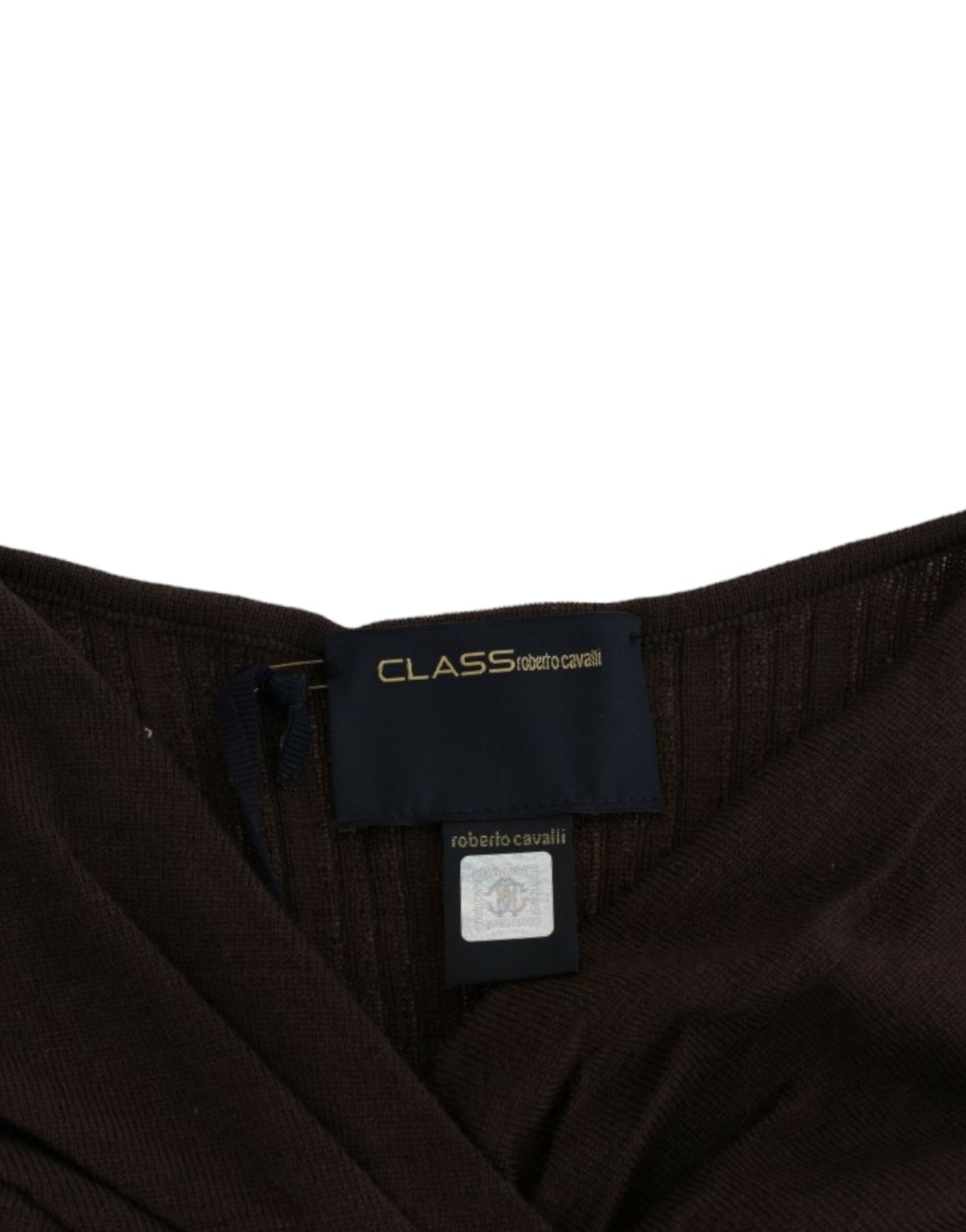 Cavalli Chic Keyhole Virgin Wool Sweater - ACCEXO