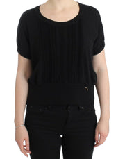Cavalli Elegant Short Sleeved Black Jumper - ACCEXO